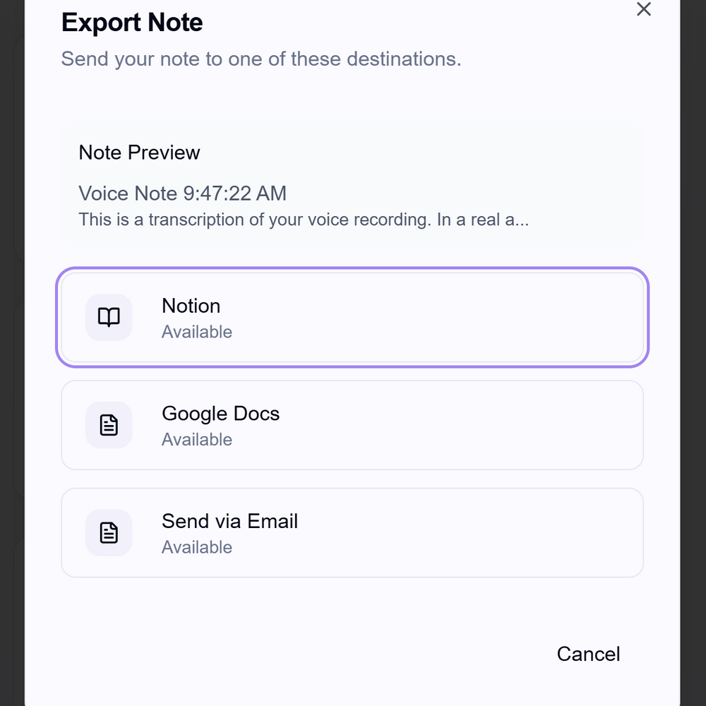 VOX MIC - Click to Record