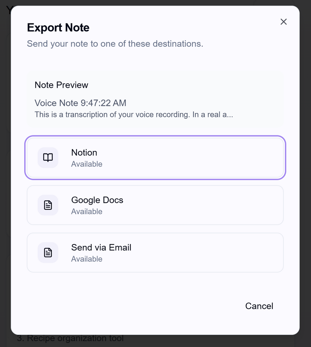 VOX MIC - Click to Record