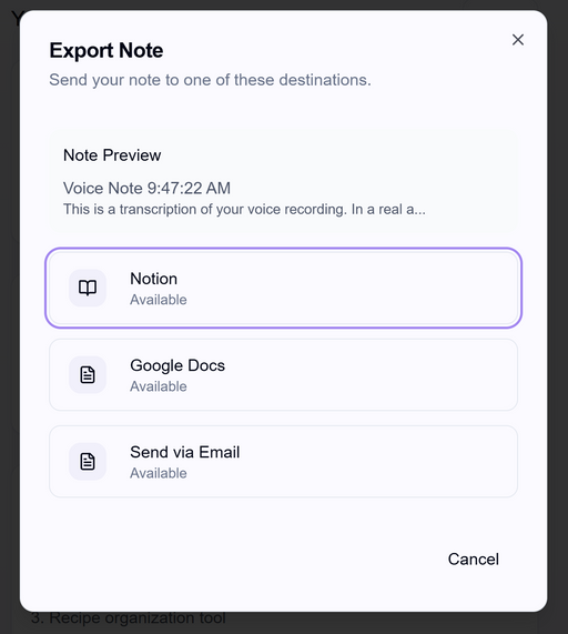 VOX MIC - Click to Record
